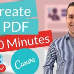 【初心者】Easiest Way To Make PDF Using Canva  (Editable & Clickable)