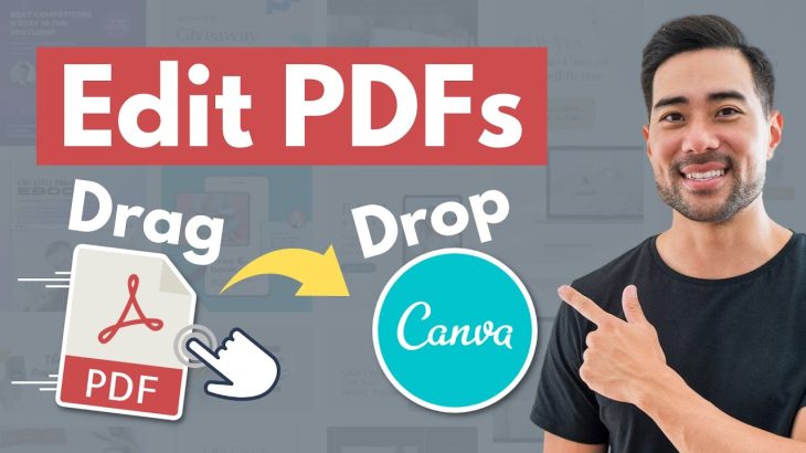 【初心者】How To Edit PDF Files in Canva Free – Easy Drag and Drop