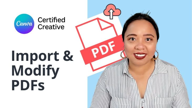 How to Import & Customize PDF Files in Canva