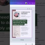 Edit PDF using Canva. #canvahacks #canva #pdfeditor #canvatips