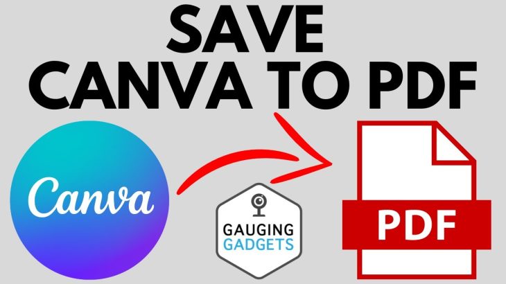 【初心者】How to Save Canva to PDF – Download Canva Design as PDF File