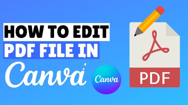 【初心者】How to Edit PDF File in Canva