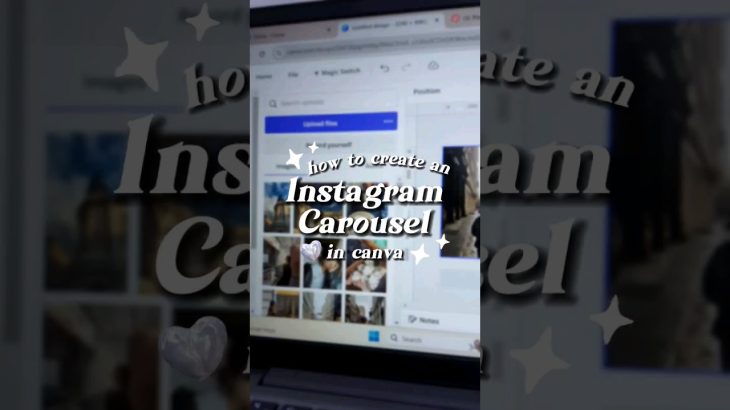 how to create instagram carousel in canva #shorts #canva #graphicdesign