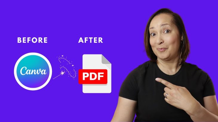 How to DOWNLOAD a CANVA PDF with Links – FAST! | 2025