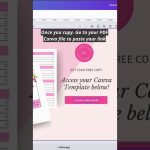 【初心者】How to put a clickable Canva Template link into a PDF in Canva