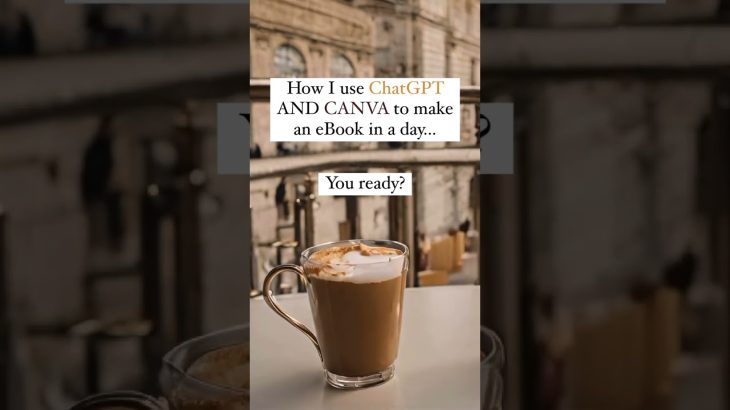【初心者】Creating an Ebook in a day with Canva and ChatGPT