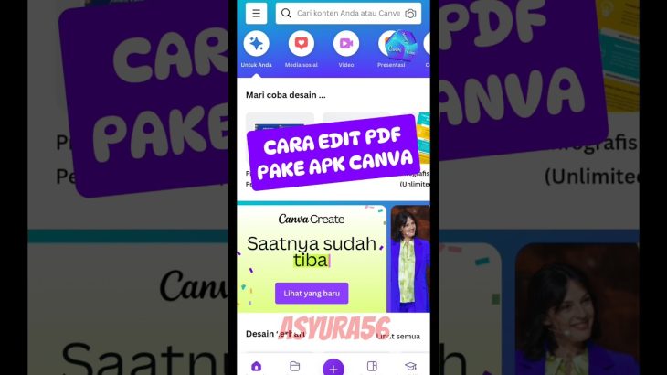 Cara Edit Pdf dengan Canva gratis #tutorial #canva #canvaeditor