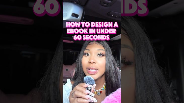 Design An Ebook Using Canva 💗 #howtocreateebooks #sellingebooks #digitalproducts