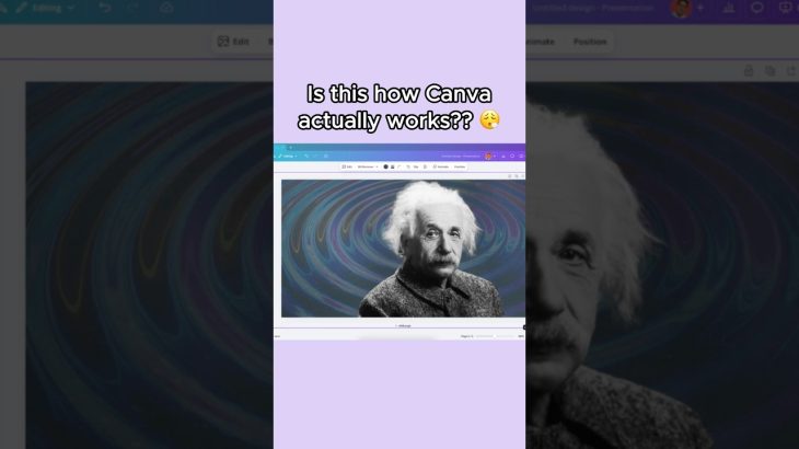 I didn’t know you could do this in Canva 😫 #canva #presentation #study #students