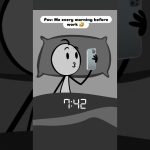 【初心者】Every morning work 🤣 #animation #anime #shorts #trending #shortvideo